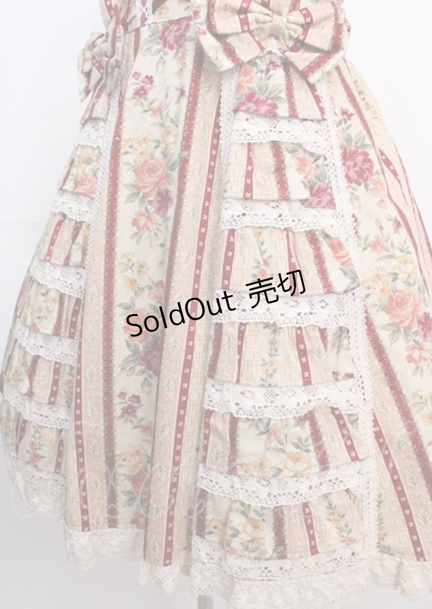 画像4: Angelic Pretty / ゴージャスジャンパースカート(2002)  ピンク Y-25-02-26-031-AP-OP-SZ-ZI (4)