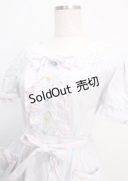 画像3: BABY,THE STARS SHINE BRIGHT / なないろプリズム♪ストライプワンピース  サックス Y-25-02-26-034-BA-OP-SZ-ZY