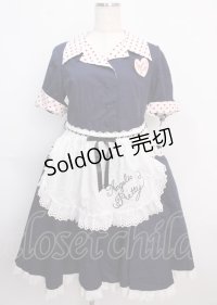 Angelic Pretty /Milkshakeサーキュラーワンピース  紺 Y-25-02-26-035-AP-OP-AS-ZY