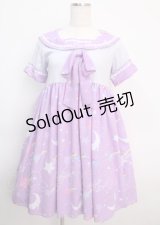 Angelic Pretty / Dream Skyカットワンピース  ラベンダー Y-25-02-26-036-AP-OP-SZ-ZY