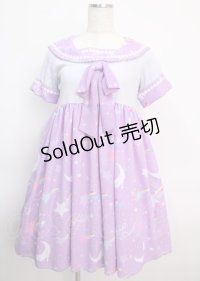 Angelic Pretty / Dream Skyカットワンピース  ラベンダー Y-25-02-26-036-AP-OP-SZ-ZY