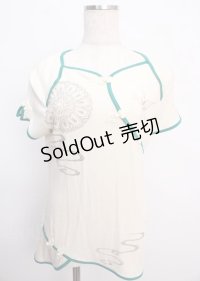 Ozz oneste / チャイナボタントップス  生成り Y-25-02-26-006-OO-TO-SZ-ZY