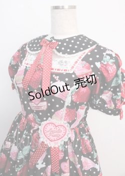 画像3: Angelic Pretty / Fresh Strawberry Dinerワンピース  黒 Y-25-02-26-038-AP-OP-SZ-ZY
