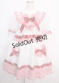 BABY,THE STARS SHINE BRIGHT / Sweet Best Wishesワンピース - オフ白ｘレッド Y-25-02-26-039-BA-OP-SZ-ZY