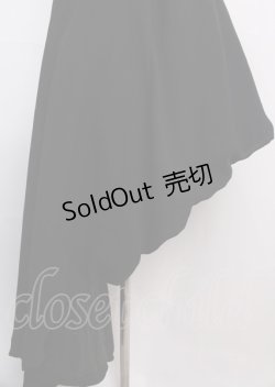 画像4: Na+H / 異素材使いレースアップワンピース  黒 Y-25-02-26-044-PU-OP-SZ-ZY