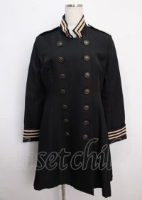 ATELIER BOZ / アイザックジャケットワンピース L 黒 Y-25-02-26-047-EL-CO-SZ-ZT161