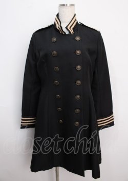 画像1: ATELIER BOZ / アイザックジャケットワンピース L 黒 Y-25-02-26-047-EL-CO-SZ-ZT161