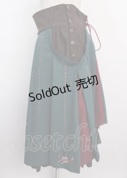 画像3: Ozz oneste /  華蝶鶴スカート  グリーン Y-25-02-26-051-OO-SK-SZ-ZS