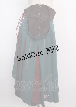 画像4: Ozz oneste /  華蝶鶴スカート  グリーン Y-25-02-26-051-OO-SK-SZ-ZS