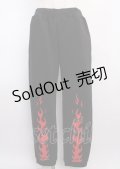 KRY CLOTHING / HELLOKRYパンツ XL 黒ｘ赤 Y-25-02-26-064-EL-PA-SZ-ZY