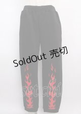 KRY CLOTHING / HELLOKRYパンツ XL 黒ｘ赤 Y-25-02-26-064-EL-PA-SZ-ZY