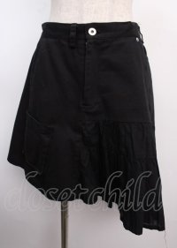 PEACE NOW /イレヘムスカート  黒 Y-25-02-26-066-PU-SK-AS-ZY