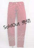 SEXY DYNAMITE LONDON / カラースキニーパンツ  赤 Y-25-02-26-071-PU-PA-AS-ZS