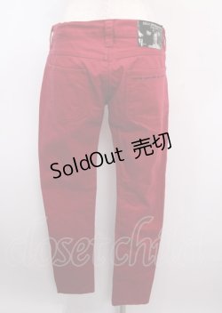 画像2: SEXY DYNAMITE LONDON / カラースキニーパンツ  赤 Y-25-02-26-071-PU-PA-AS-ZS