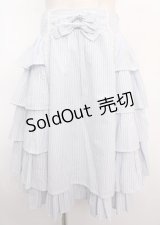 Victorian maiden / アデレードフリルスカート  サックス Y-25-02-26-074-CL-SK-SZ-ZY