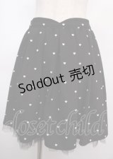 mille fille closet by LODISPOTTO / Heart Dollyスカート M ブラック Y-25-02-26-079-LO-SK-SZ-ZY