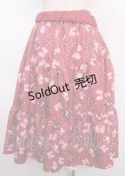 画像2: Emily Temple cute / ミニー&デイジー/Ribbon Ribbon スカート  レッド Y-25-02-26-084-ET-SK-SZ-ZY