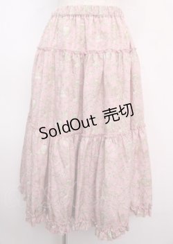 画像1: m petit by misako / NINA'Sギャザースカート S 中桃 Y-25-02-26-088-LO-SK-SZ-ZY