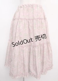 m petit by misako / NINA'Sギャザースカート  ピンク Y-25-02-26-089-LO-SK-AS-ZY