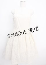Jane Marple / ベロア切替ジャンパースカート M オフ Y-25-02-26-017-JM-OP-AS-ZY