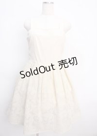 Jane Marple / ベロア切替ジャンパースカート M オフ Y-25-02-26-017-JM-OP-AS-ZY