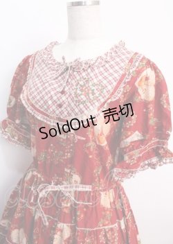 画像3: PINK HOUSE / Rambling Heartsプリントパッチワークワンピース  赤 Y-25-02-26-022-LO-OP-AS-ZY