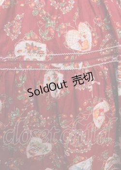 画像4: PINK HOUSE / Rambling Heartsプリントパッチワークワンピース  赤 Y-25-02-26-022-LO-OP-AS-ZY