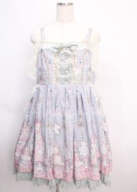Angelic Pretty / Antoinette Decoration Specialジャンパースカート  ラベンダー Y-25-02-26-025-AP-OP-AS-ZY