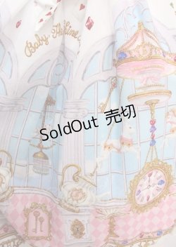 画像4: BABY,THE STARS SHINE BRIGHT / Alice in the Crystal Palace柄Ribbonジャンパースカート  シロ Y-25-02-26-026-BA-OP-SZ-ZY