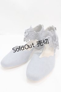 axes femme / セパレートパンプス L ブルー Y-25-02-27-049-AX-SH-SZ-ZY