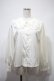 画像1: axes femme POETIQUE / レースデザインビッグ襟ブラウス  キナリ Y-25-02-27-056-AX-BL-SZ-ZY (1)