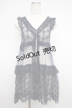 画像1: axes femme / 薔薇レースジレ M 紺 Y-25-02-27-060-AX-TO-SZ-ZI