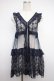 画像1: axes femme / 薔薇レースジレ M 紺 Y-25-02-27-060-AX-TO-SZ-ZI (1)