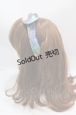 画像2: LIZ LISA / フルーツ柄ヘアバンド  紺 Y-25-02-27-006-LO-AC-SZ-ZY