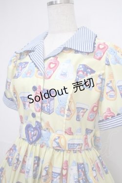 画像3: Angelic Pretty / Sunny Smile Laundryワンピース  イエロー Y-25-02-27-091-AP-OP-SZ-ZY
