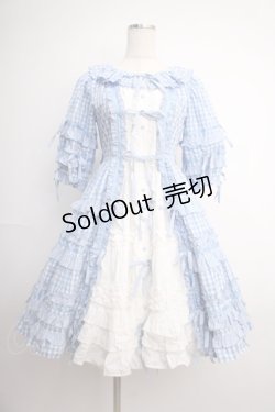 画像1: Angelic Pretty / Little Houseワンピース  サックス Y-25-02-27-093-AP-OP-SZ-ZY
