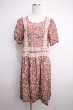 画像1: Jane Marple / Sweet Daisy Tunic ワンピース  ピンク Y-25-02-27-096-JM-OP-AS-ZY