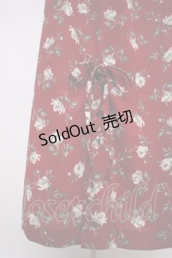 画像3: axes femme / ローズptキャミワンピース M ワイン Y-25-02-27-106-AX-OP-SZ-ZI