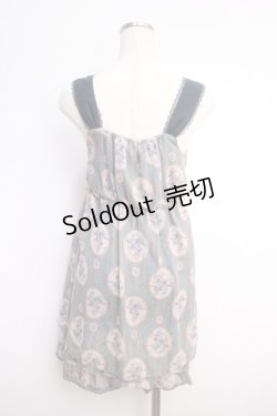 画像2: axes femme / ローズミラー柄チェーンチュニック  グリーン Y-25-02-27-109-AX-TO-SZ-ZY