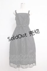 axes femme kawaii / チャイナレーシージャンスカ M 黒 Y-25-02-27-111-AX-OP-SZ-ZY