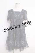 axes femme / 星座柄チュニック M 紺 Y-25-02-27-117-AX-OP-SZ-ZY
