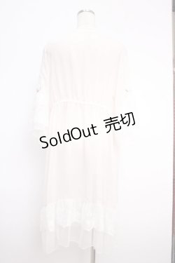 画像2: axes femme / シアー×チュールレースガウン F 生成り Y-25-02-27-120-AX-TO-SZ-ZI