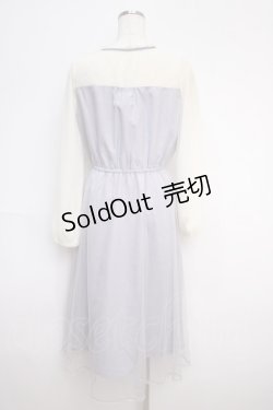 画像2: axes femme POETIQUE / チュールデザインワンピース  ラベンダー Y-25-02-27-122-AX-OP-SZ-ZS