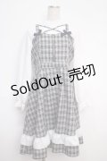 axes femme / チェック柄ドッキングワンピース   Y-25-02-27-127-AX-OP-SZ-ZY