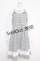 axes femme / チェック柄ドッキングワンピース   Y-25-02-27-127-AX-OP-SZ-ZY
