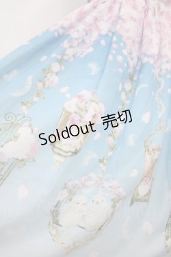 画像3: axes femme kawaii / ブルーミングガーデンジャンパースカート  サックス Y-25-02-27-128-AX-OP-SZ-ZY
