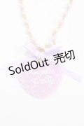 Angelic Pretty / DotスカラップHeartネックレス  ラベンダー Y-25-02-27-014-AP-AC-SZ-ZY