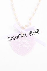 Angelic Pretty / DotスカラップHeartネックレス  ラベンダー Y-25-02-27-014-AP-AC-SZ-ZY