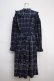 画像2: Maison de minette / Big collar plaid dress  ネイビー Y-25-02-27-129-LO-OP-SZ-ZT439 (2)