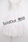 axes femme kawaii / ファンシーマリンスカート M 白 Y-25-02-27-135-AX-SK-SZ-ZY